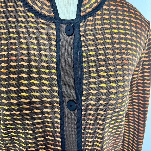 🔹 Misook Fall Colors Knit Jacket - Picture 3 of 5